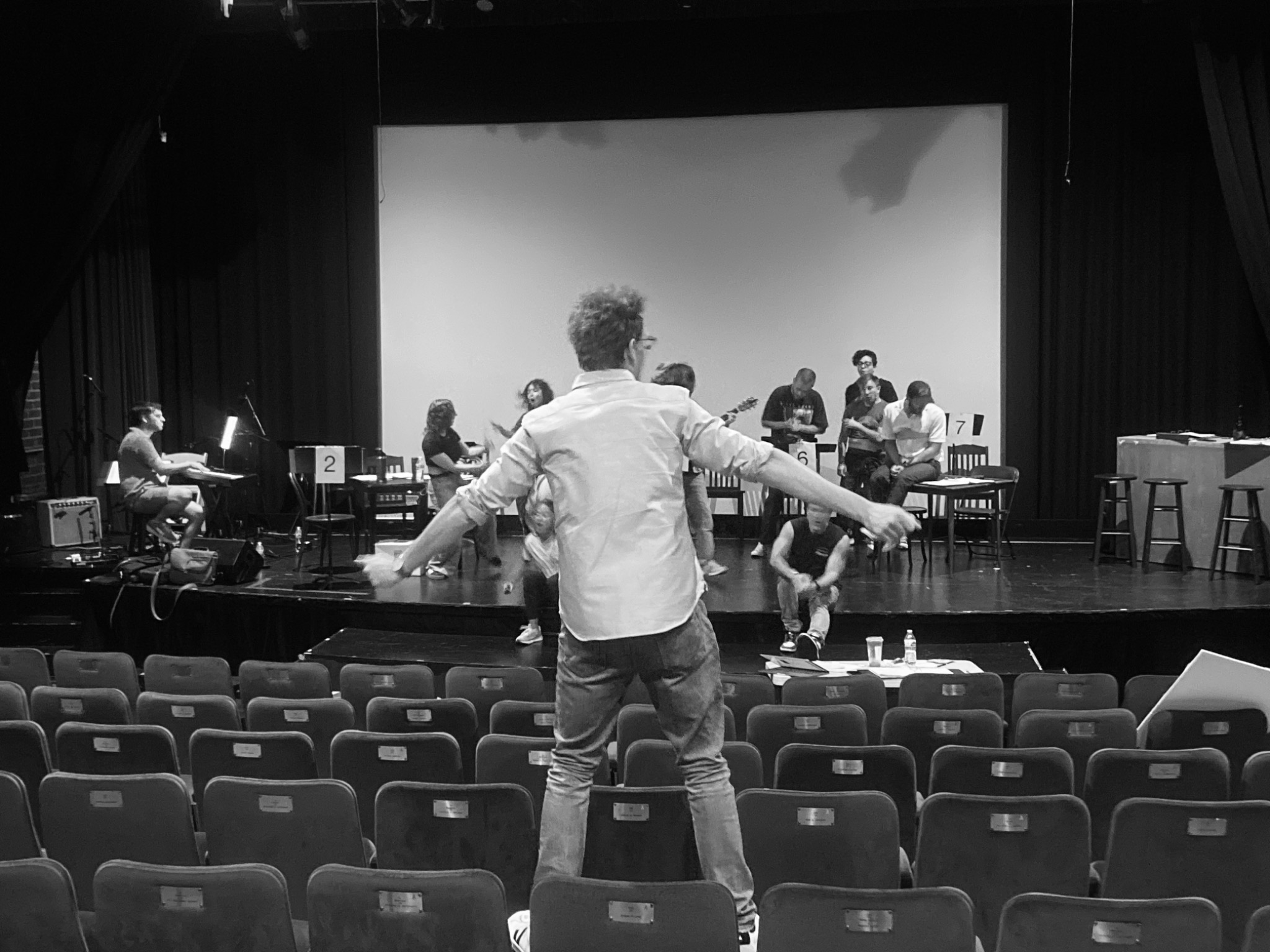 Kenneth Ferrone directing from the auditorium