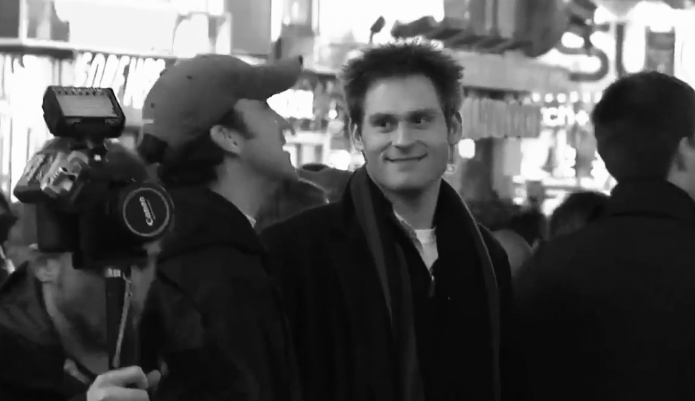 Kenneth Ferrone being interviewed on set