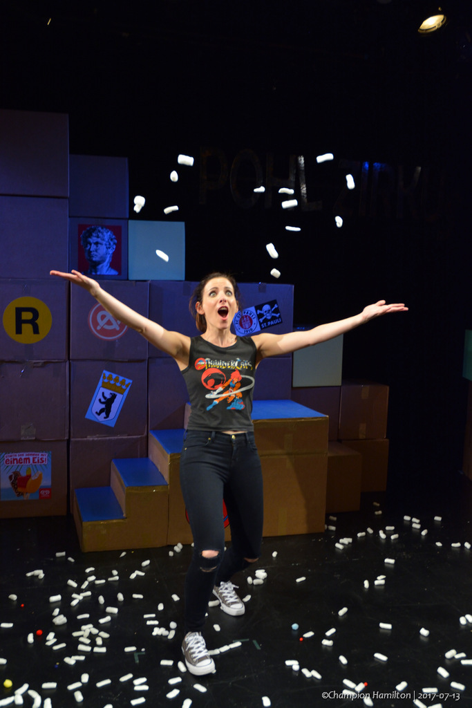Lucie Pohl: Hi Hitler production photograph