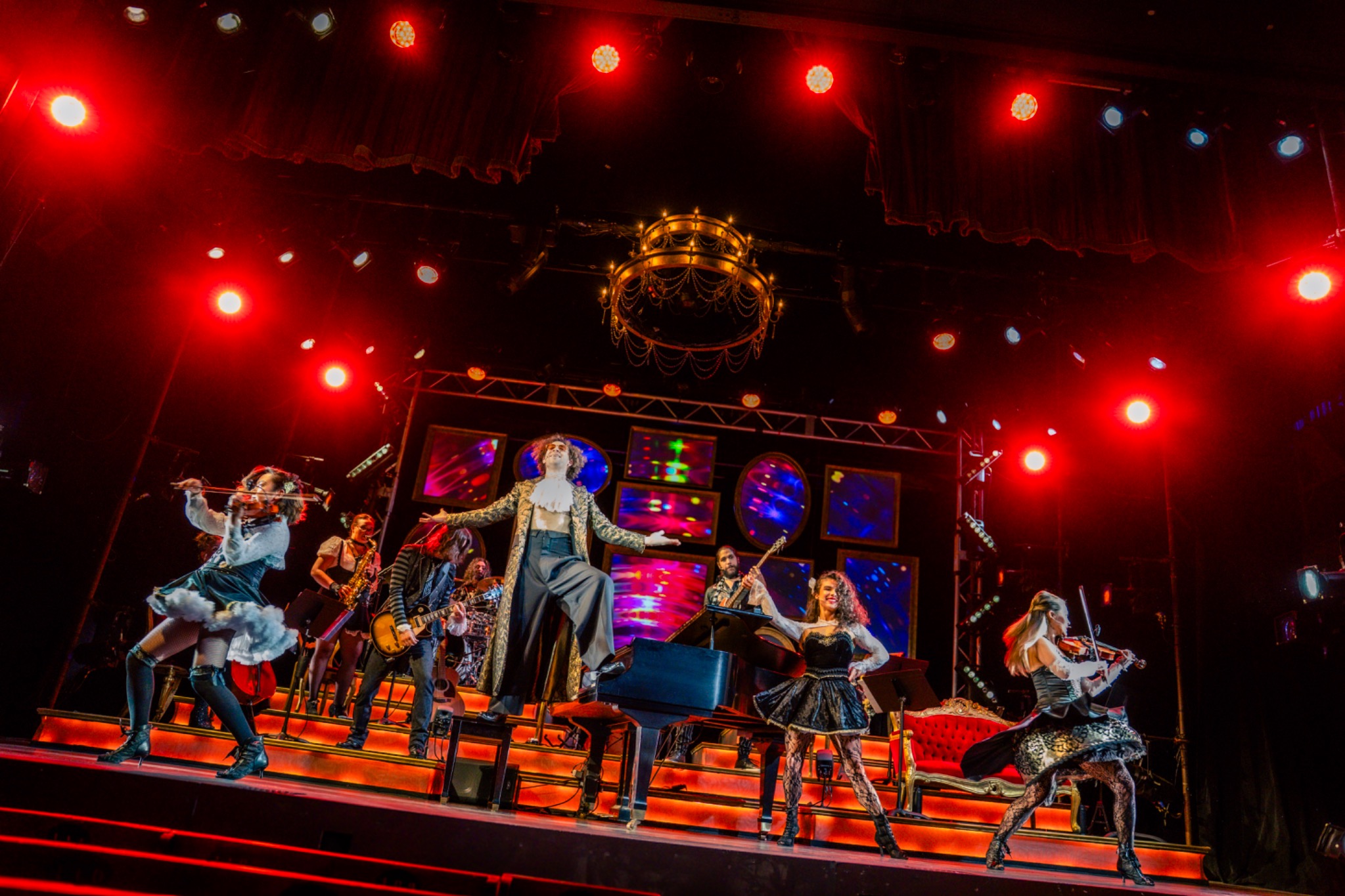 Mozart to Pop Chart production photograph